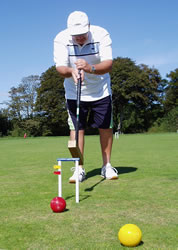  Nigel prepares for the All England Handicap 