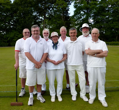 The Nailsea (front) & Cornwall (rear) Teams 