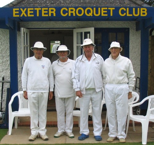 The Cornwall team - left to right:- Tony Backhouse, Richard Griffiths, Tony Jennings, Stephen Read.