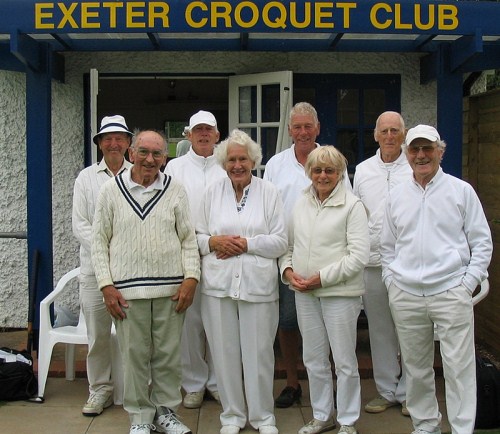 The Exeter and Cornwall teams