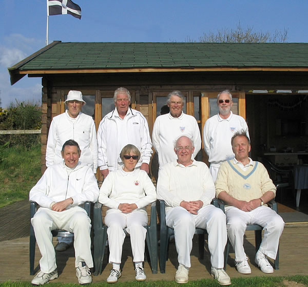 Standing: Stephen Read(C), Tony Jennings(C), Tony Backhouse(C), Ian Wilson(C)