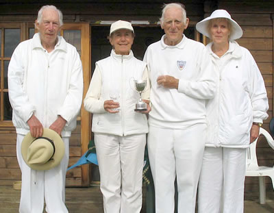 The Finalists left - right: Paul Schofield, Margaret Read, Stephen Read, Elizabeth Schofield.