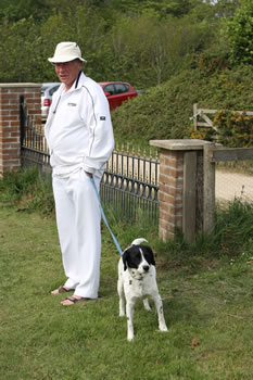 Tony Walking his hound