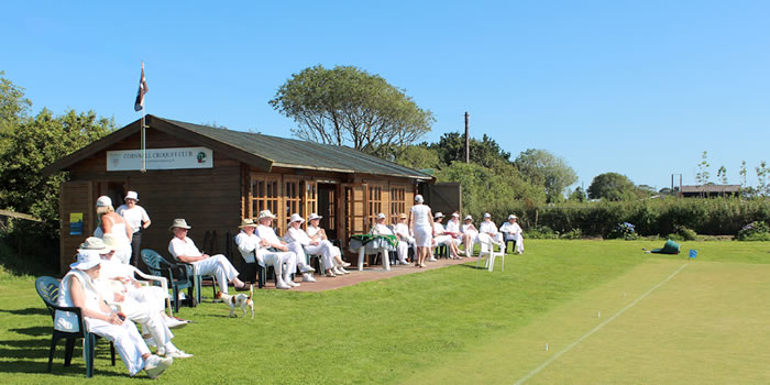 Golf Doubles Tournament watching the Final 22nd July 2012