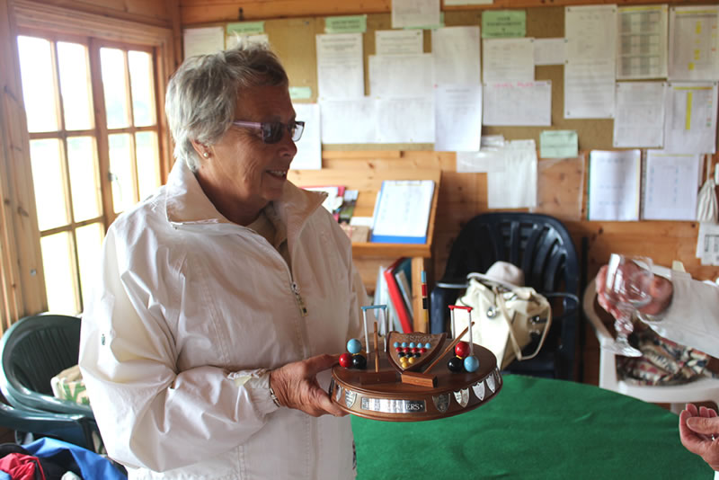 Dorianne Forsdick winner receives the Trophy