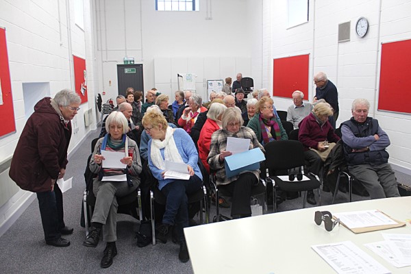 Members awaiting the start